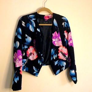 Floral Mid Waist Blazer